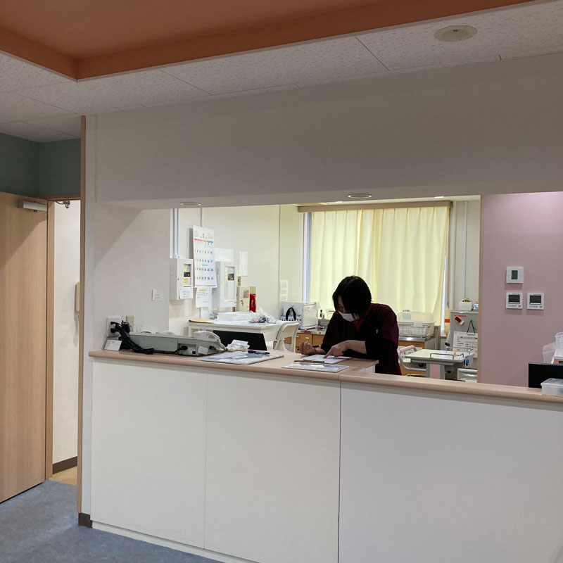 福間諏訪クリニック 病棟ナースステーション
